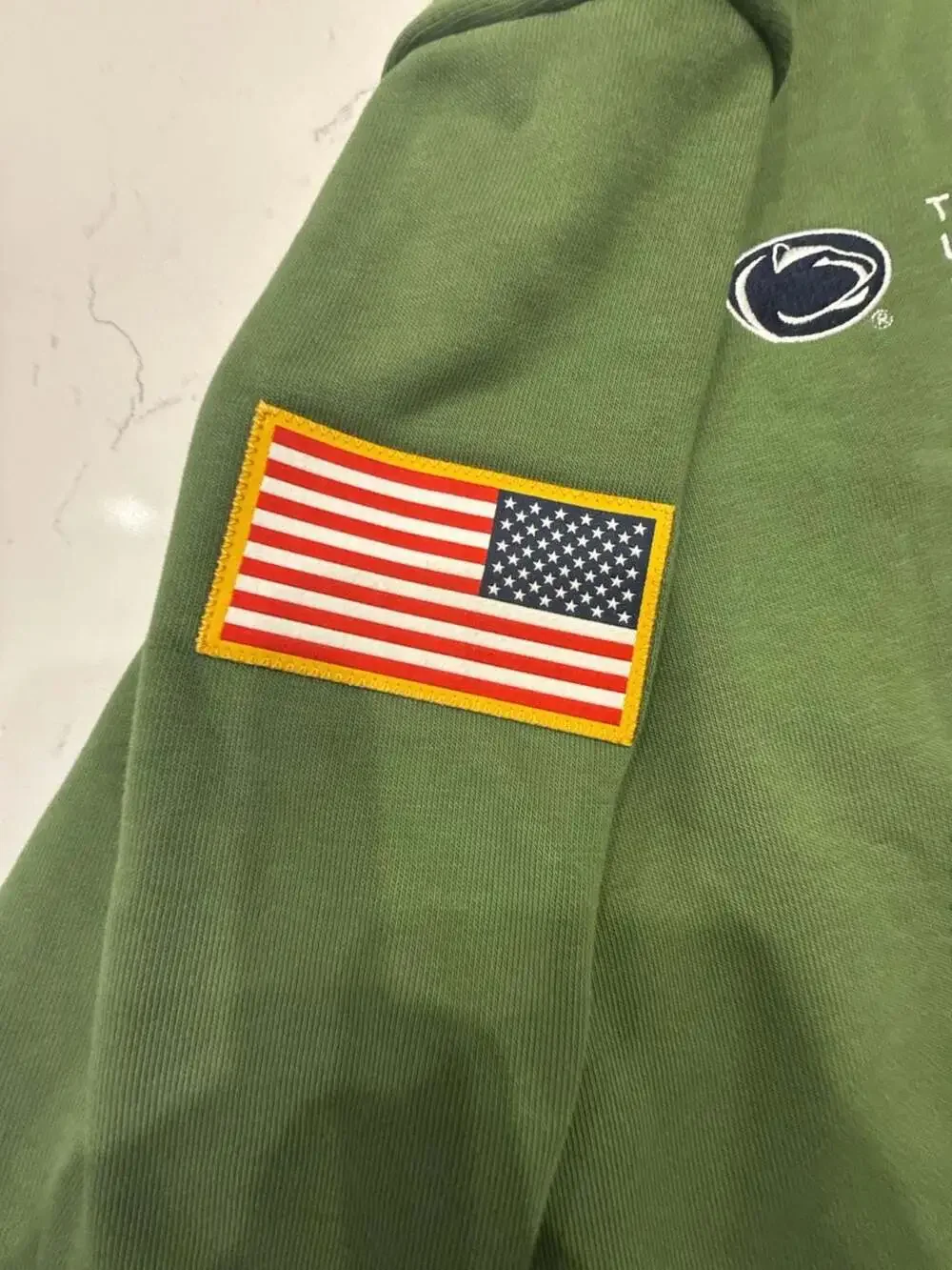 Nike Penn State Nittany Lions Salute to Service Long Sleeve Shirt Size XXL Green